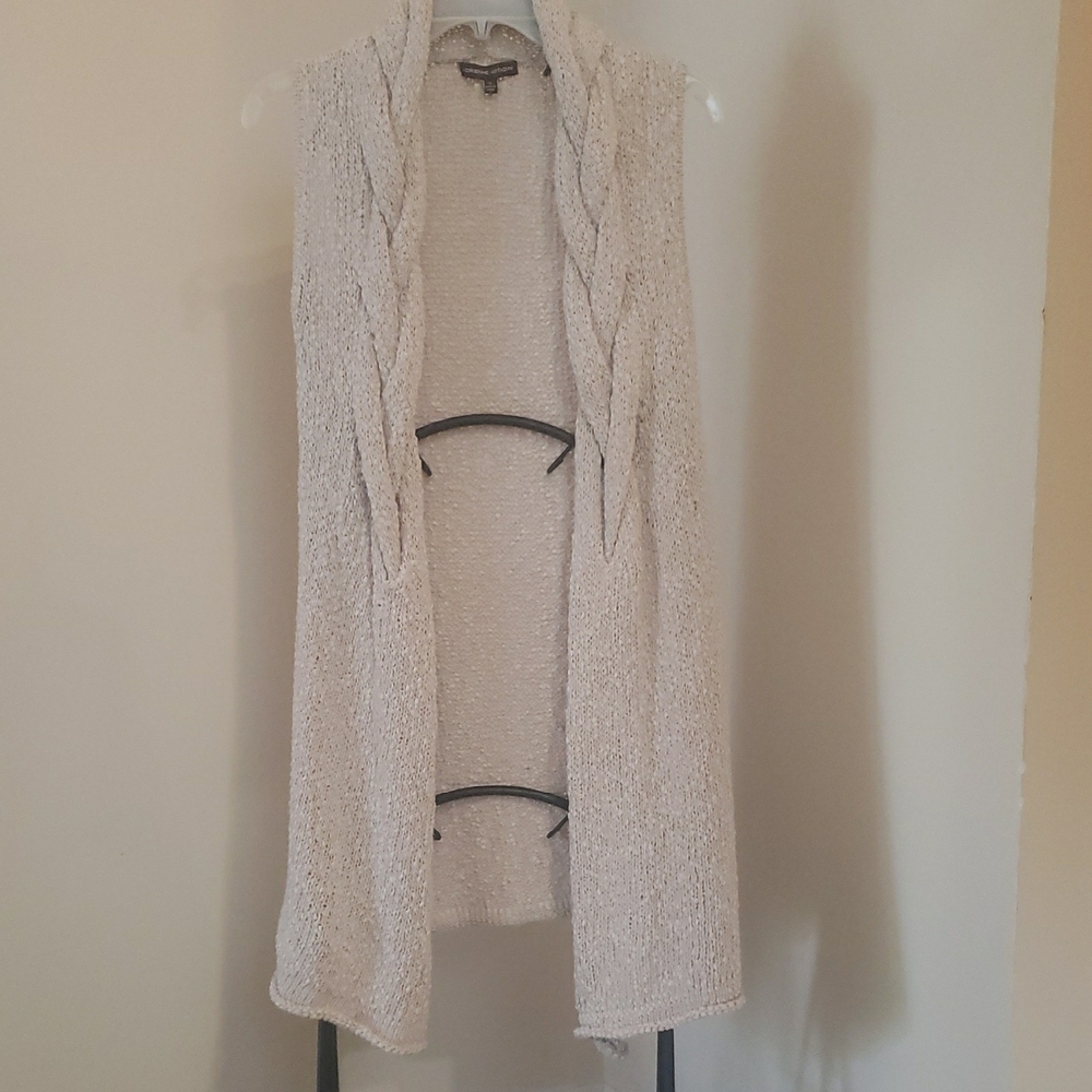 Women's Cream Sweater Vest